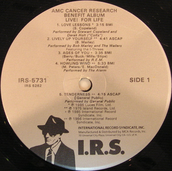 Various : Live! For Life (LP, Album)