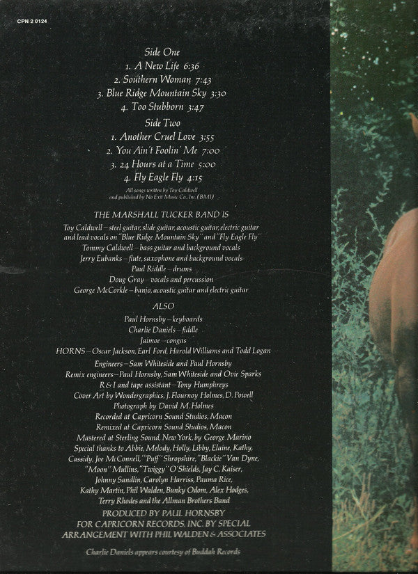 The Marshall Tucker Band : A New Life (LP, Album, RP, Gat)