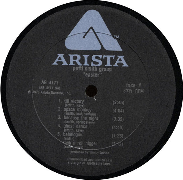 Patti Smith Group : Easter (LP, Album)