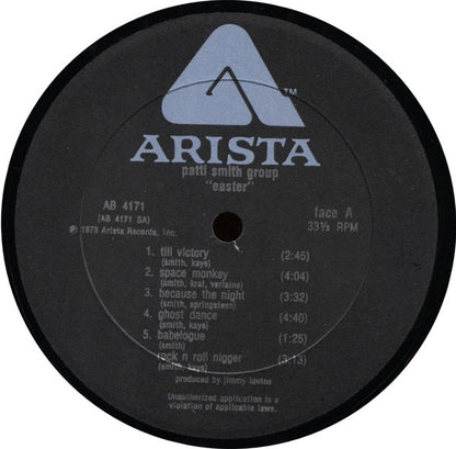 Patti Smith Group : Easter (LP, Album)