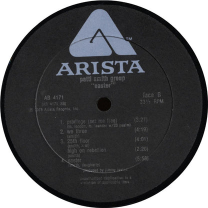 Patti Smith Group : Easter (LP, Album)