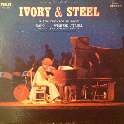 Winifred Atwell With Pan Am Jet North Stars Steelband : Ivory And Steel (LP)
