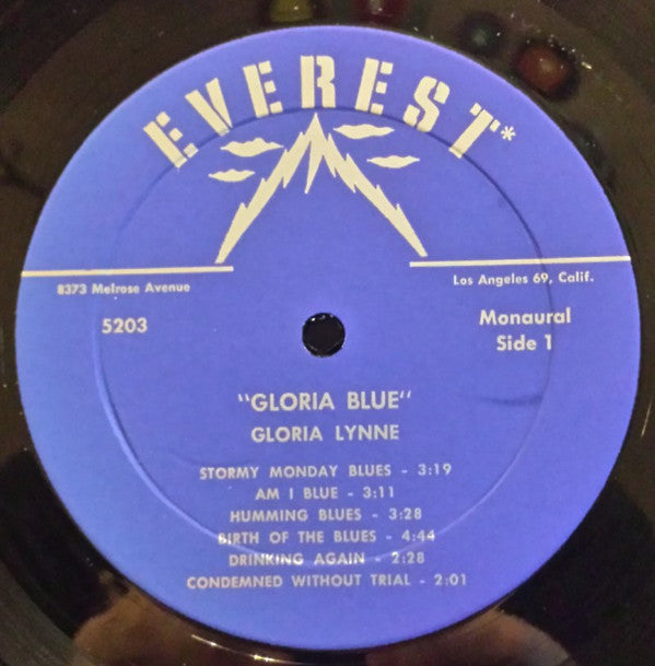 Gloria Lynne : Gloria Blue (LP, Album, Comp, Mono)