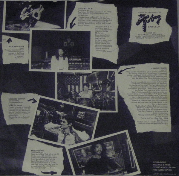 The Tubes : Now (LP, Album, Yel)