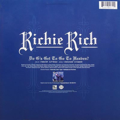 Richie Rich (2) : Do G's Get To Go To Heaven? (12", Single)