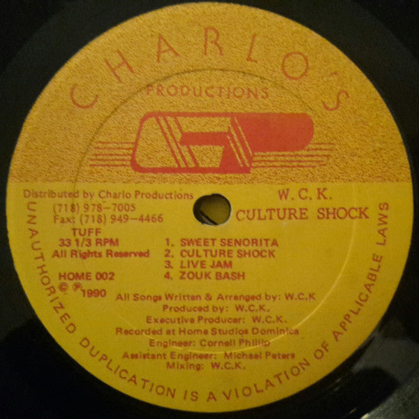 WCK : Culture Shock (LP, Album)