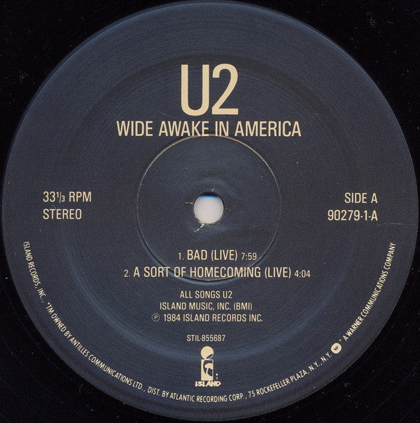U2 : Wide Awake In America (12", EP, Spe)