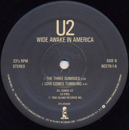 U2 : Wide Awake In America (12", EP, Spe)