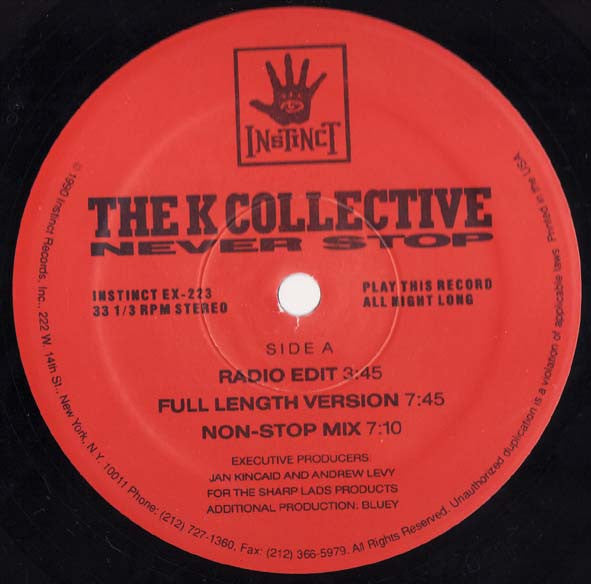 K-Collective : Never Stop (12")