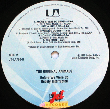 The Animals : Before We Were So Rudely Interrupted (LP, Album)
