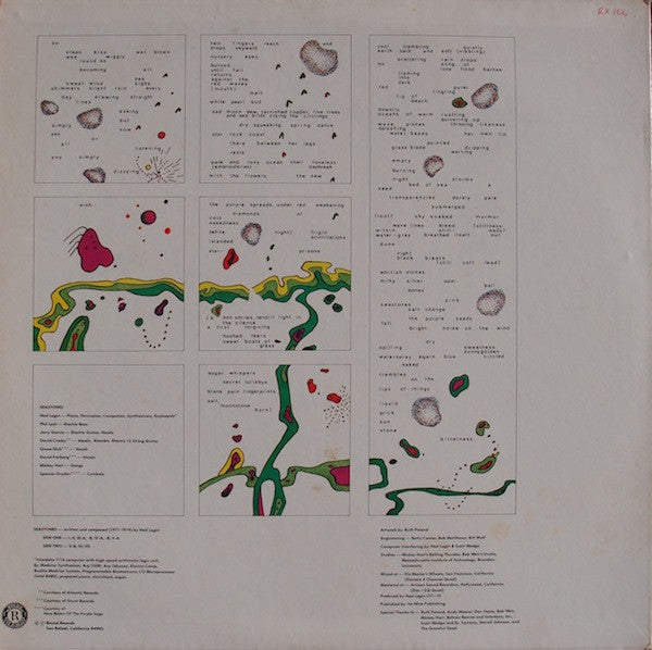 Ned Lagin, Phil Lesh : Seastones (LP, Album, Quad)
