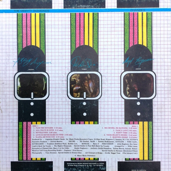 The Mighty Diamonds : Changes (LP, Album)