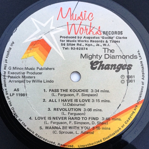 The Mighty Diamonds : Changes (LP, Album)
