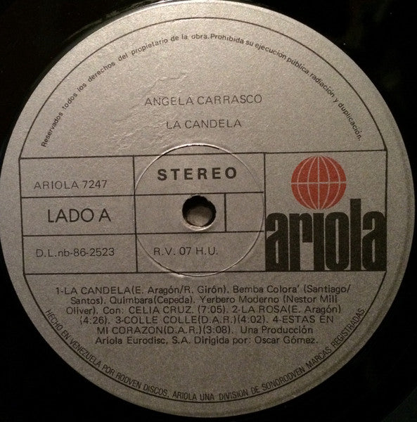 Angela Carrasco : La Candela (LP, Album)