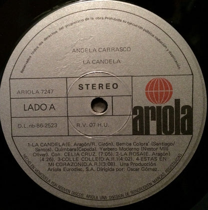 Angela Carrasco : La Candela (LP, Album)