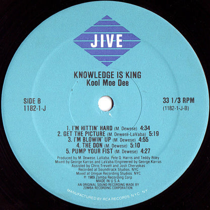 Kool Moe Dee : Knowledge Is King (LP, Album)