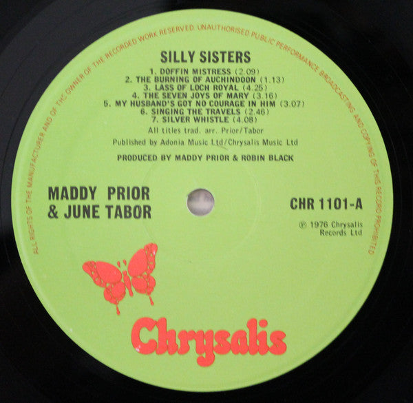 Maddy Prior & June Tabor : Silly Sisters (LP, Album, Gre)