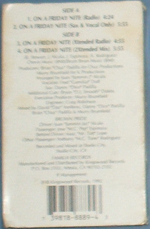 Brown Pride : On A Friday Nite (Cass, Single)