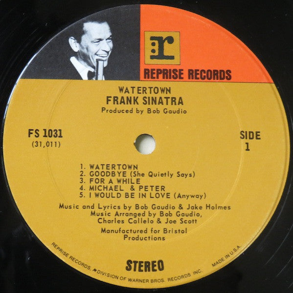 Frank Sinatra : Watertown (LP, Album, Gat)