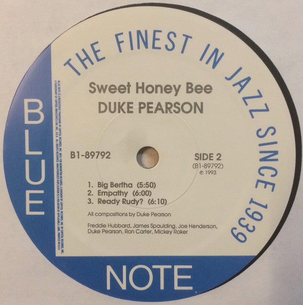Duke Pearson : Sweet Honey Bee (LP, Album, RE)