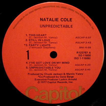 Natalie Cole : Unpredictable (LP, Album, Club)