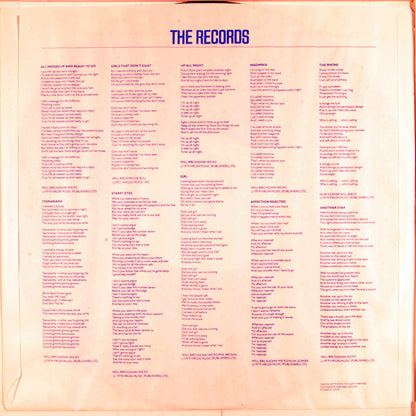 The Records : The Records (LP, Album, Gat + 7", EP, Ltd)