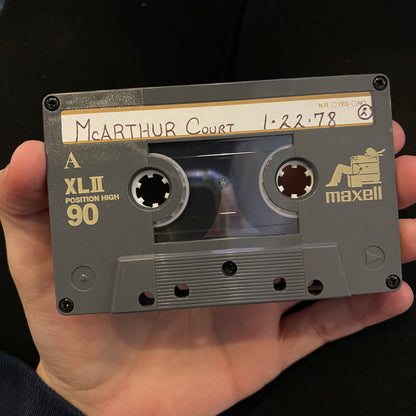 The Grateful Dead - McArthur Court, OR 1/22/1978 (Pt. 2) (Bootleg Cassette)