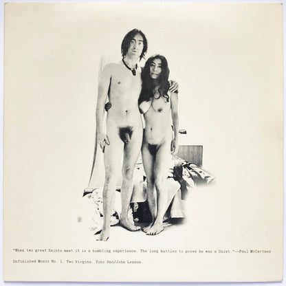 John Lennon & Yoko Ono : Unfinished Music No. 1. Two Virgins (LP, Album, Bes)