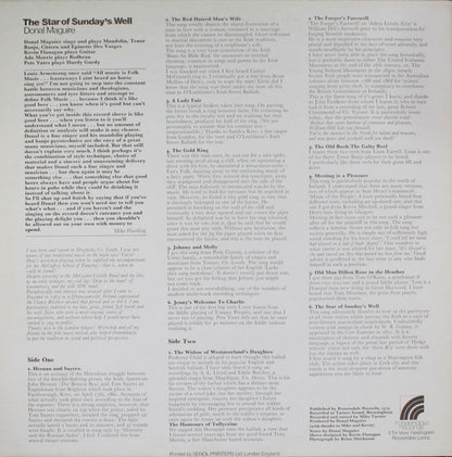 Donal Maguire : The Star Of Sunday's Well (LP, Album)