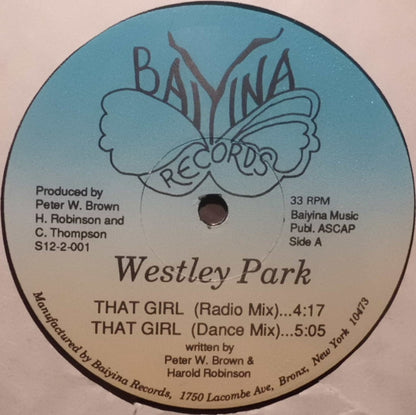 Westley Park : That Girl (12")