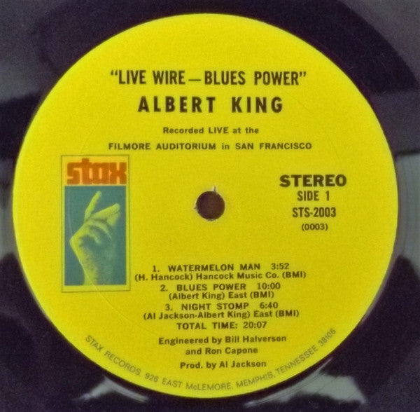 Albert King : Live Wire / Blues Power (LP, Album, Mon)