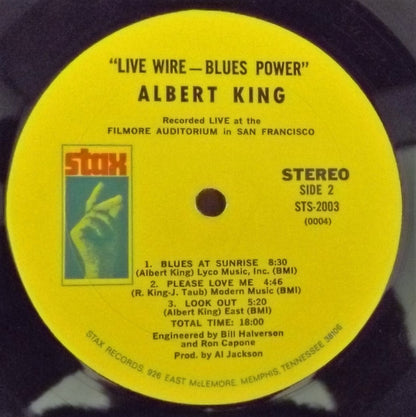 Albert King : Live Wire / Blues Power (LP, Album, Mon)