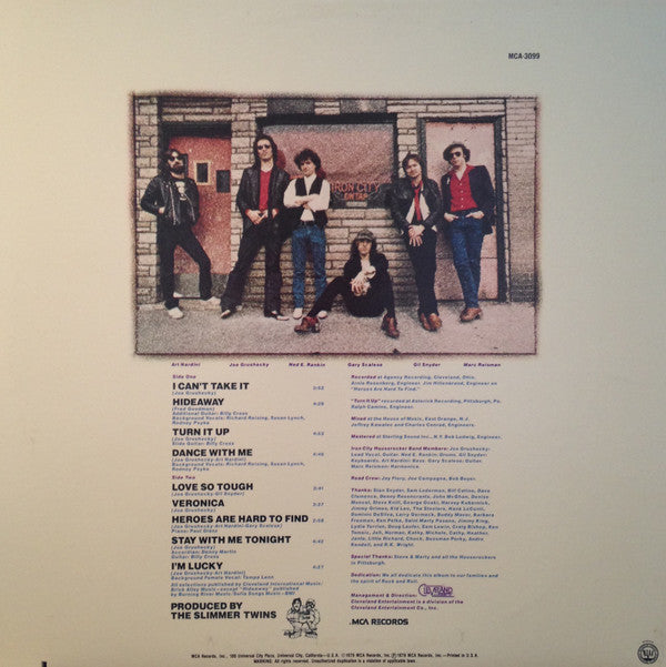 Iron City Houserockers : Love's So Tough (LP, Album, Glo)