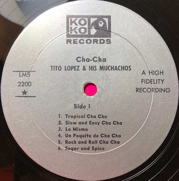 Tito Lopez And His Muchachas : Cha-Cha (LP, Album)