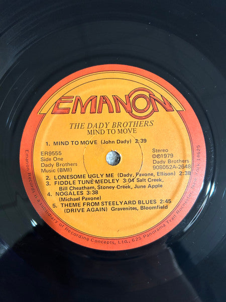 The Dady Brothers : Mind To Move (LP, Album)