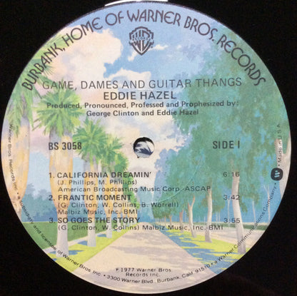 Eddie Hazel : Game, Dames And Guitar Thangs (LP, Album, Los)