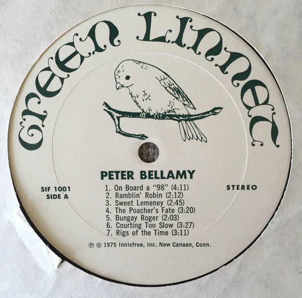 Peter Bellamy : Peter Bellamy (LP, Album)