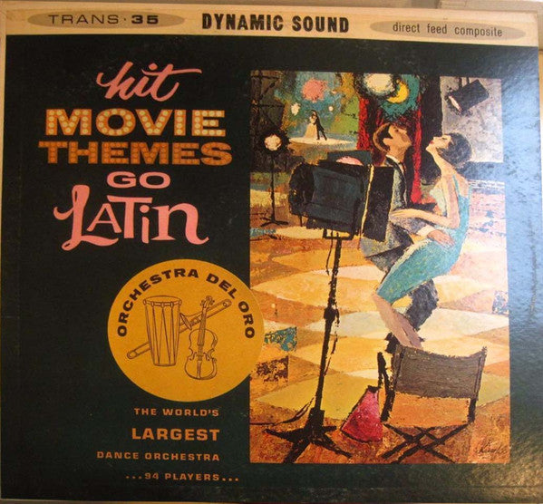 Orchestra Del Oro : Hit Movie Themes Go Latin (LP, Album)