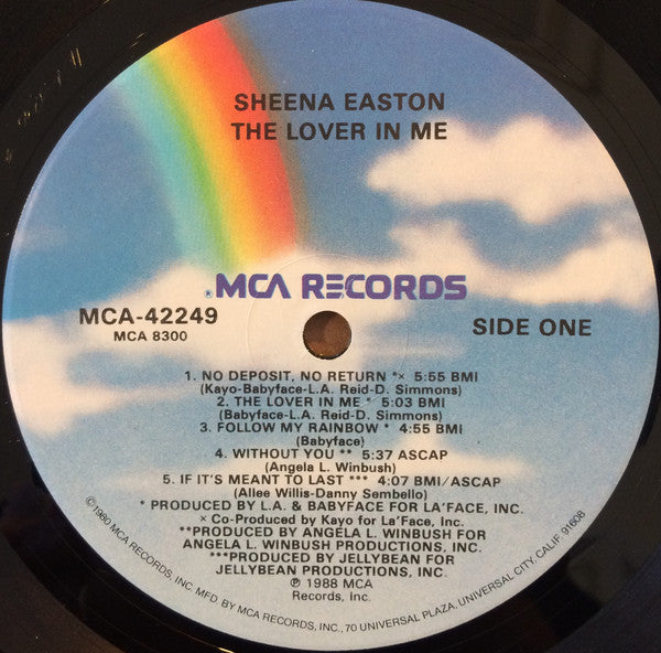 Sheena Easton : The Lover In Me (LP, Album, Glo)