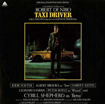 Bernard Herrmann : Taxi Driver - Original Soundtrack Recording (LP, Album, Promo)