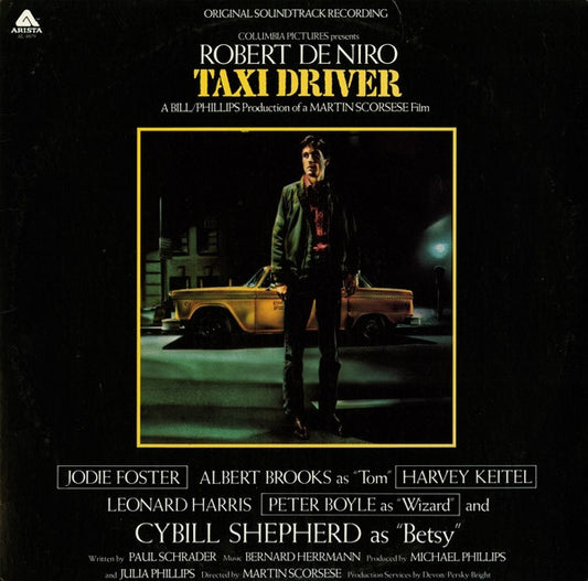 Bernard Herrmann : Taxi Driver - Original Soundtrack Recording (LP, Album, Promo)