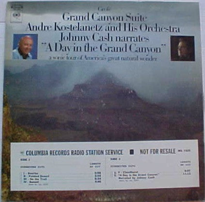 André Kostelanetz And His Orchestra, Johnny Cash : Grand Canyon Suite (LP, Album)