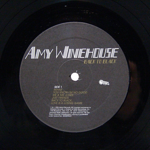 Amy Winehouse : Back To Black (LP, Album, TML)