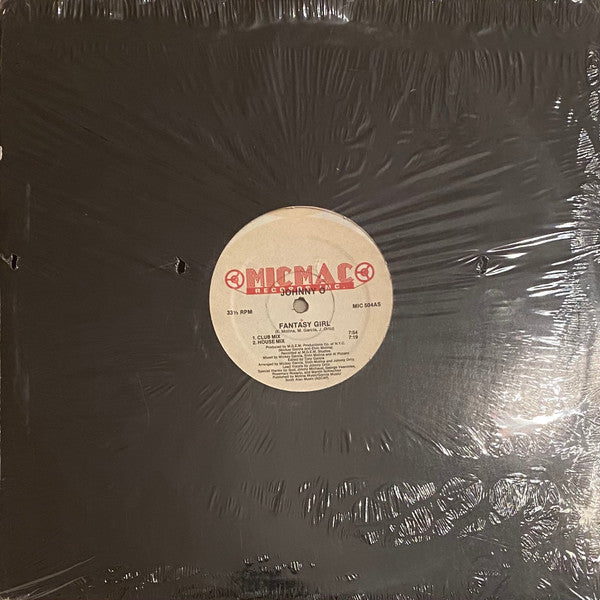 Johnny O : Fantasy Girl (12")