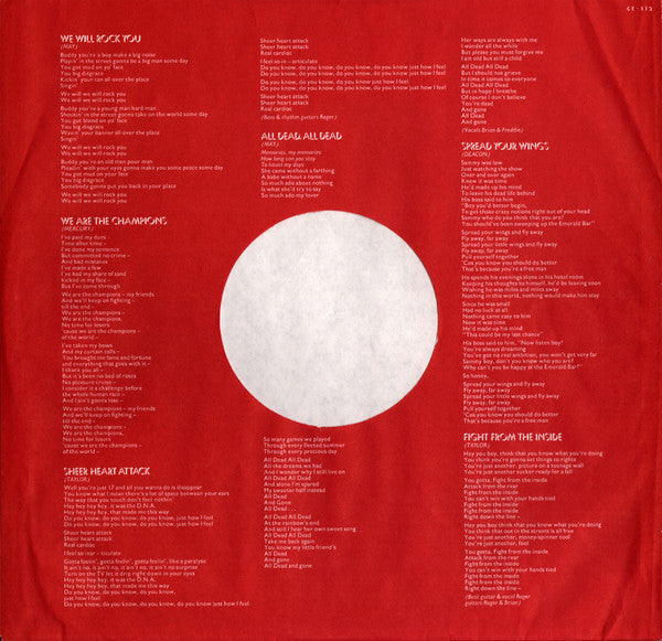 Queen : News Of The World (LP, Album, Promo, Gat)