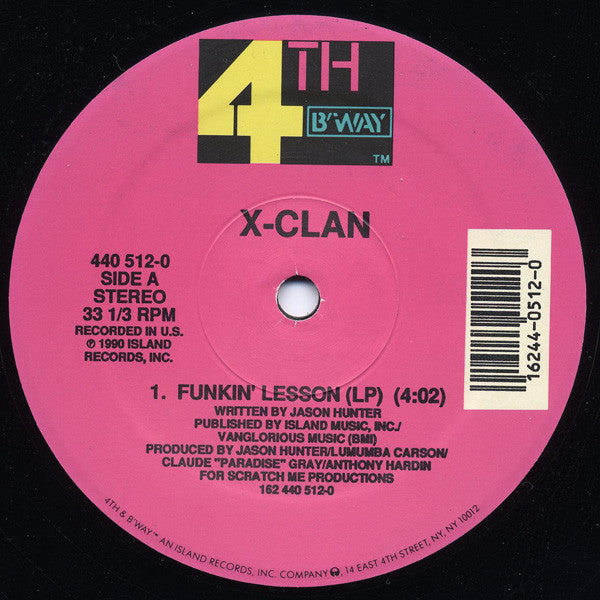 X-Clan : Funkin' Lesson (12")