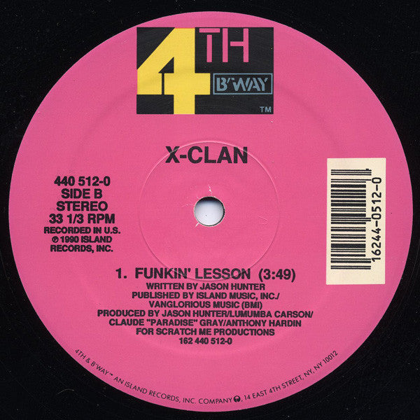 X-Clan : Funkin' Lesson (12")