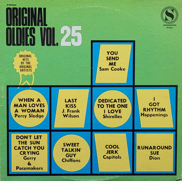 Various : Original Oldies Vol. 25 (LP, Comp)