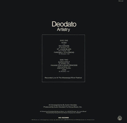 Eumir Deodato : Artistry (LP, Album, Glo)
