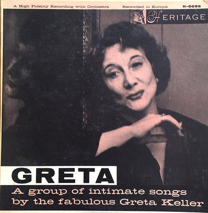 Greta Keller : A Group Of Intimate Songs By The Fabulous Greta Keller (10", Album, Mono)